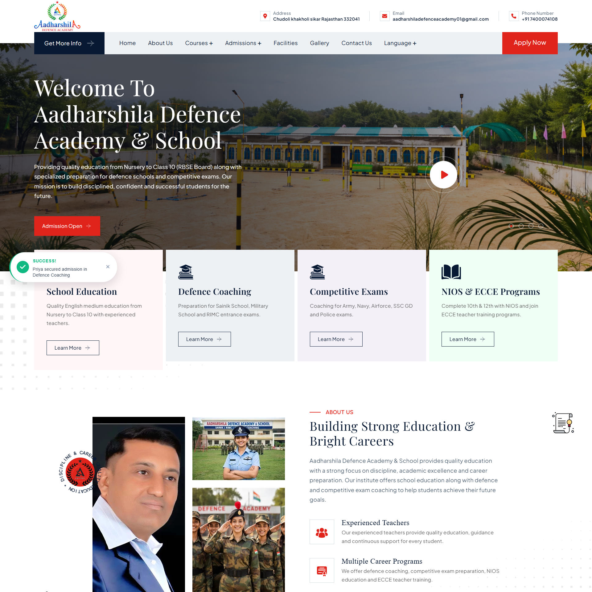	Defence Academy
